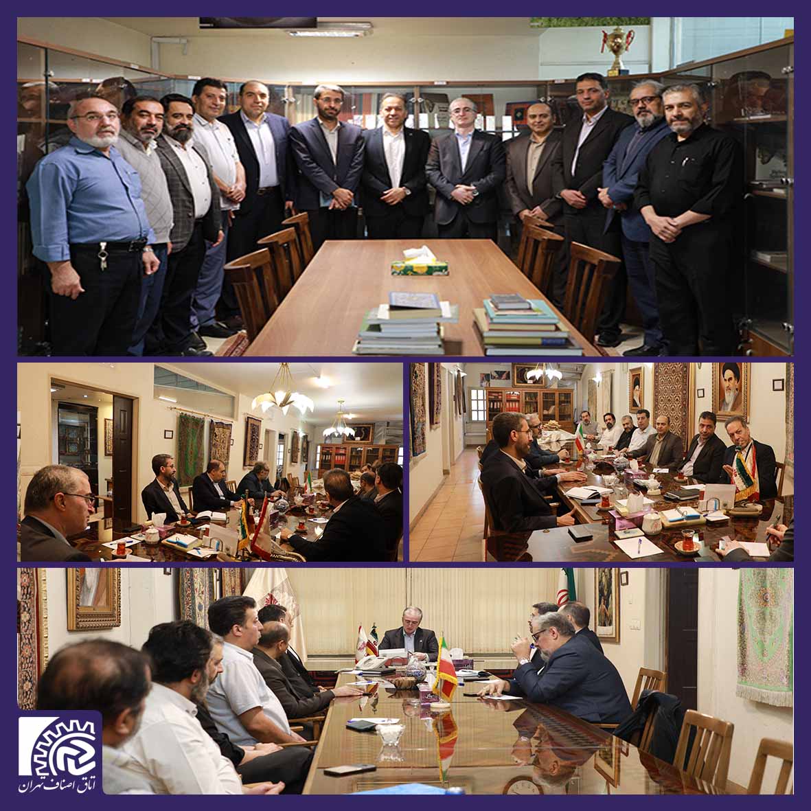 رئیس اتاق اصناف تهران از اتحادیه صنف فروشندگان و بافندگان فرش دستباف تهران دیدار کرد