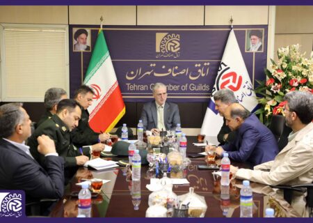 دیدار نوروزی رئیس پلیس اماکن با رئیس اتاق اصناف تهران