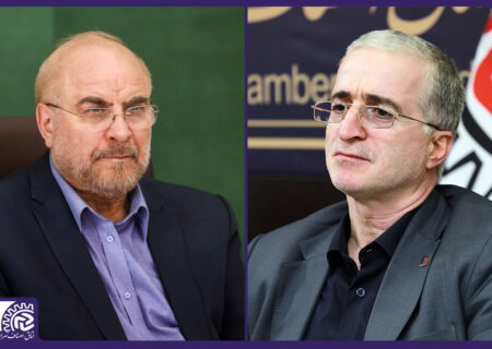 نشست رئیس و هیئت رئیسه اتاق اصناف تهران به همراه روسای اتحادیه‎های صنفی با رئیس مجلس برگزار شد